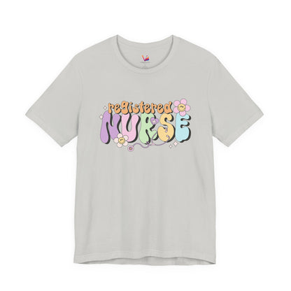 Registered Nurse Floral Retro Graphic Tee